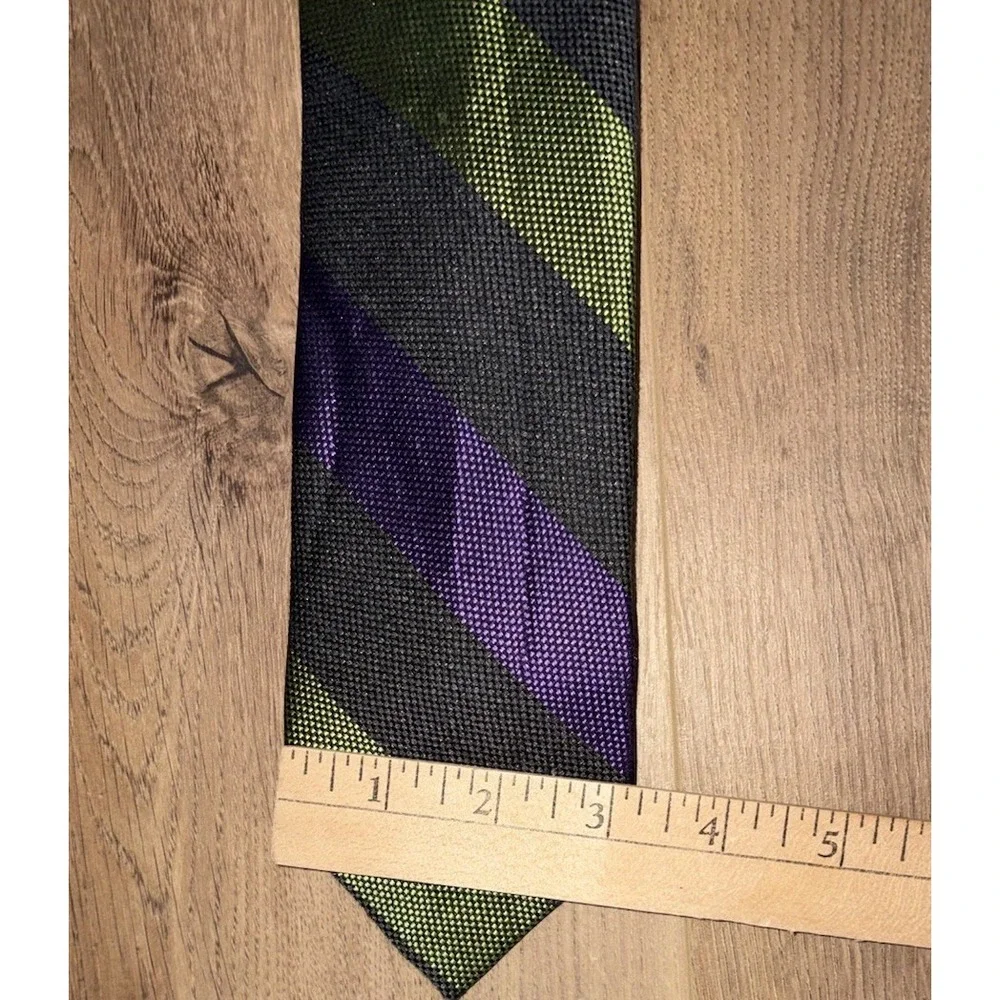 Peter Millar Silk Tie Striped Repp Classic Hand Folded Designer